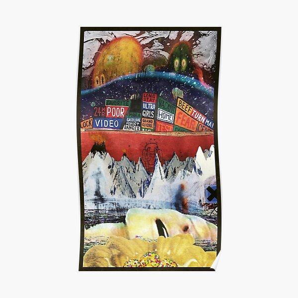 RADIOHEADS Poster RB1910 product Offical radiohead Merch