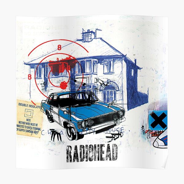 critical and chart success Poster RB1910 product Offical radiohead Merch