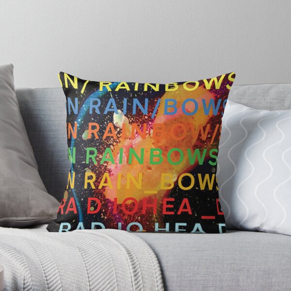 Radiohead In Rainbows Throw Pillow RB1910 product Offical radiohead Merch