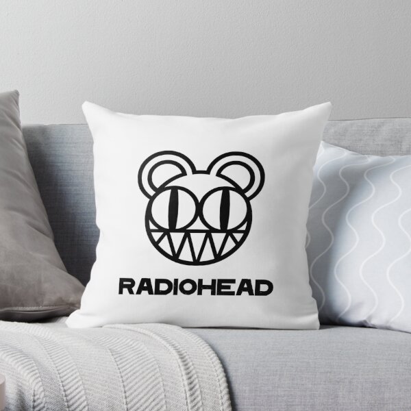 Radiohead Logo Throw Pillow RB1910 product Offical radiohead Merch