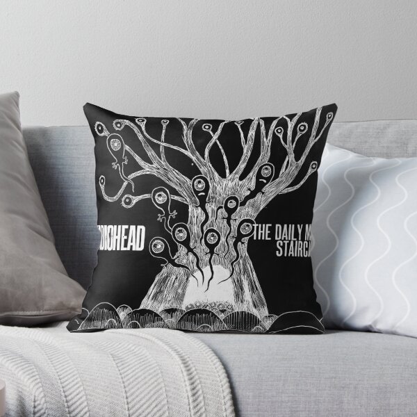 Move The Line Wanted Throw Pillow RB1910 product Offical radiohead Merch