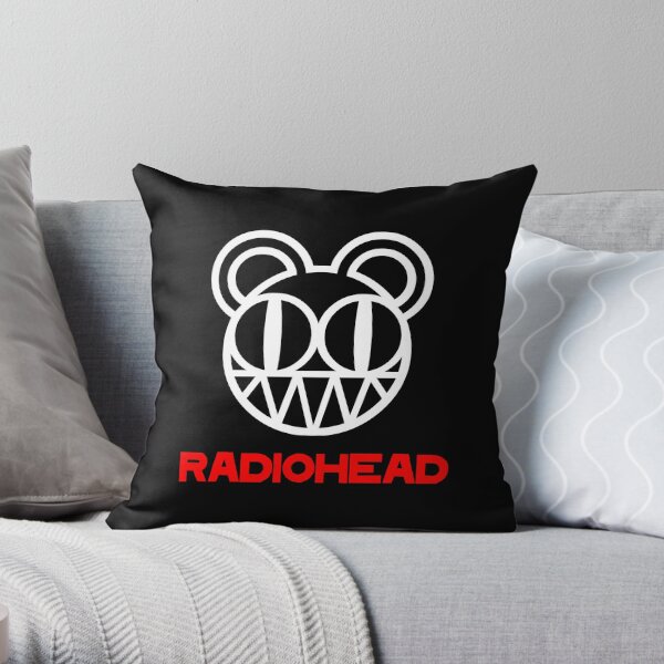 lij9874g>>radiohead, radiohead,radiohead,radiohead, radiohead,radiohead Throw Pillow RB1910 product Offical radiohead Merch