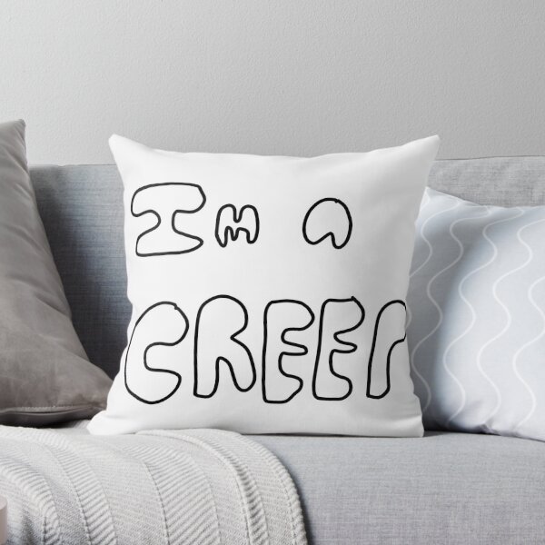 I'm a Creep Throw Pillow RB1910 product Offical radiohead Merch