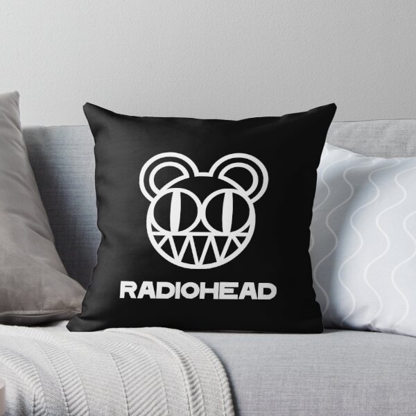Radiohead Logo Throw Pillow RB1910 product Offical radiohead Merch