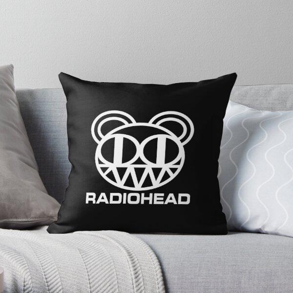 family of four  Throw Pillow RB1910 product Offical radiohead Merch