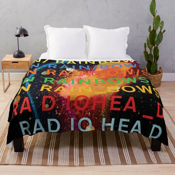 Radiohead In Rainbows Throw Blanket RB1910 product Offical radiohead Merch