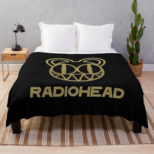 radiohead song vintage rock Throw Blanket RB1910 product Offical radiohead Merch