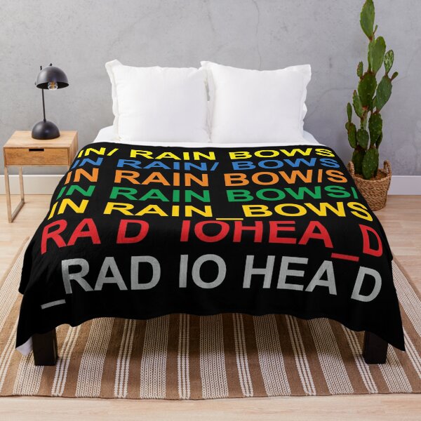 Radiohead In Rainbows Throw Blanket RB1910 product Offical radiohead Merch