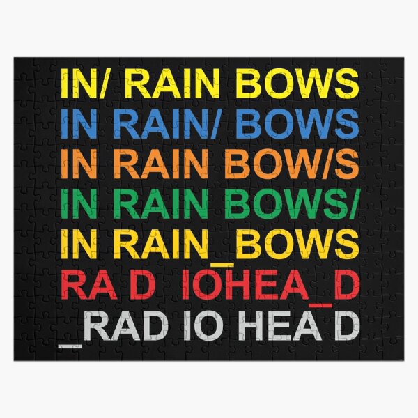 Radiohead In Rainbows Jigsaw Puzzle RB1910 product Offical radiohead Merch