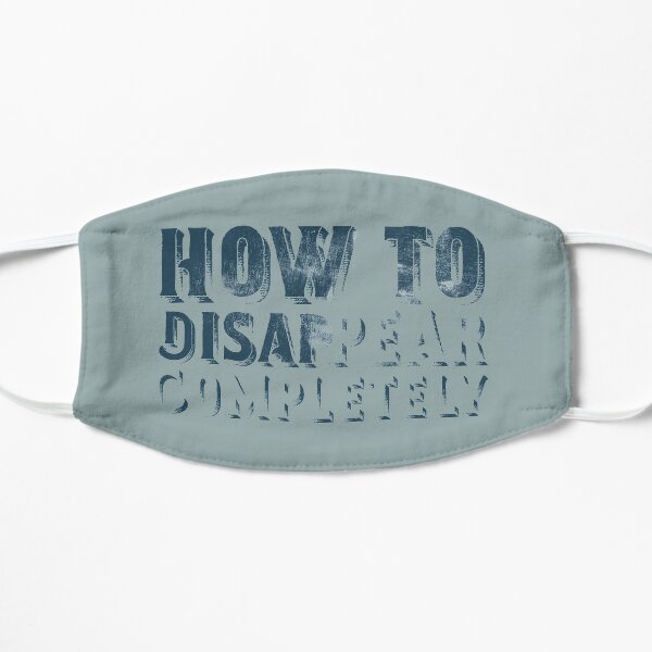 How To Disappear Completely Flat Mask RB1910 product Offical radiohead Merch
